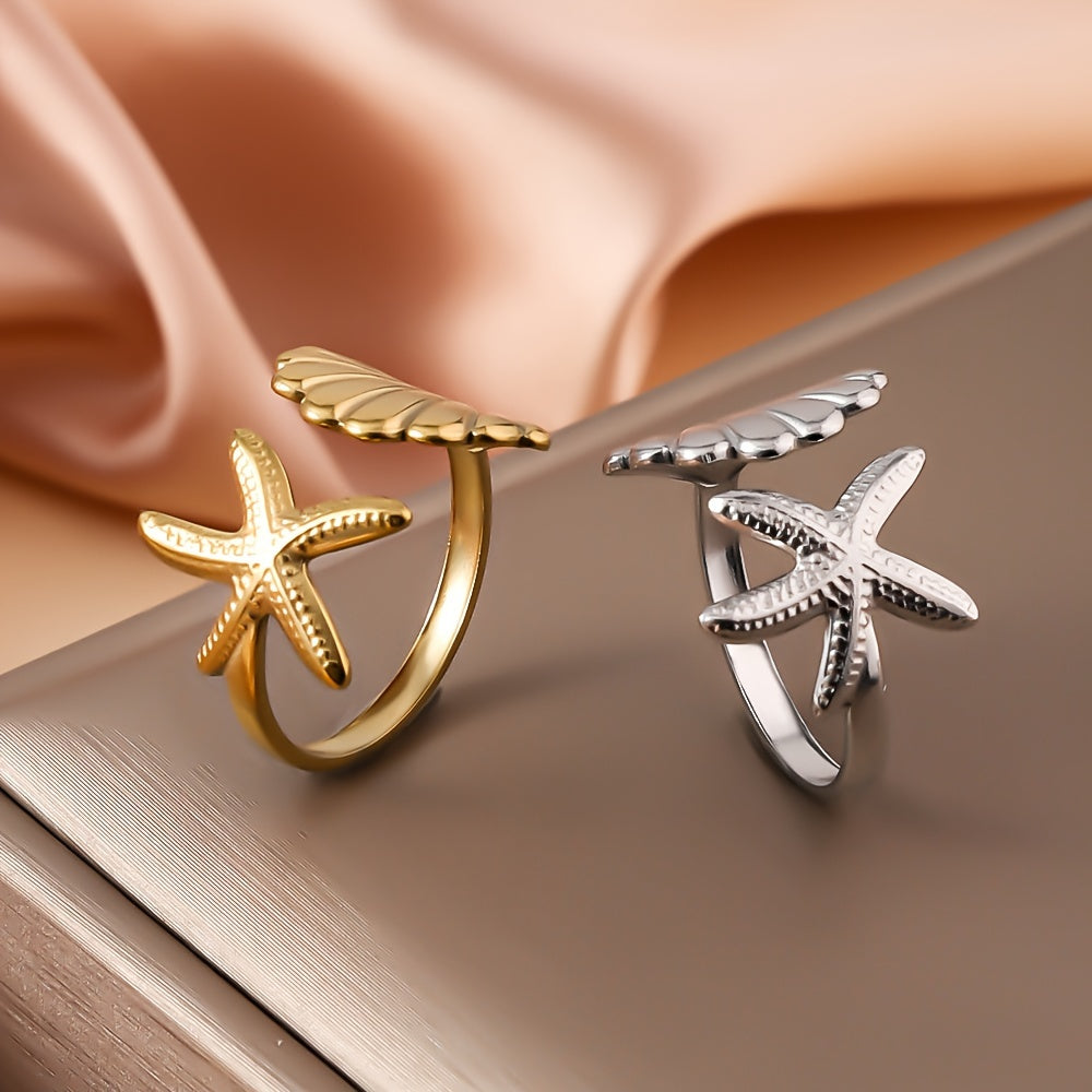 シェル＆スターフィッシュリング