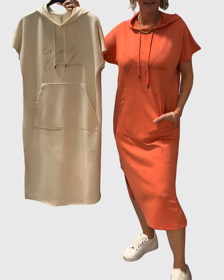 マーロウ™ | カジュアルフード付きドレス