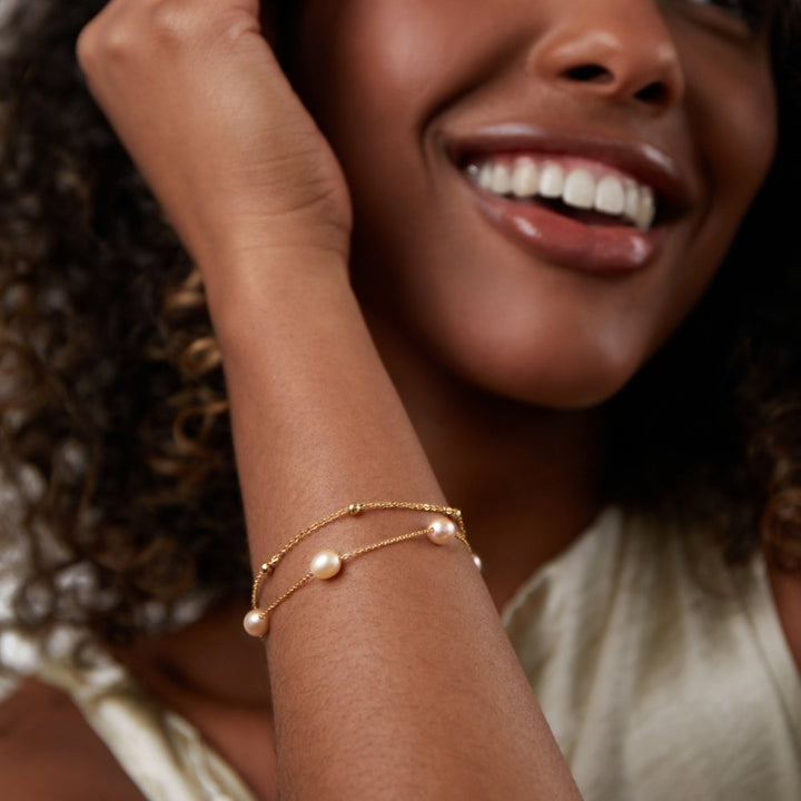 フレゼラ | レイヤードパールブレスレット