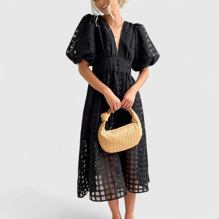 エランキ | エレガントなミディドレス