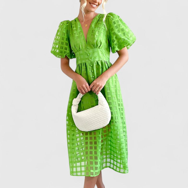 エランキ | エレガントなミディドレス