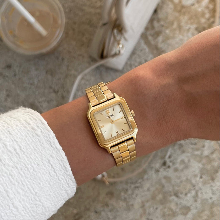 グラシューズ・プティ・ウォッチ スチール、フルゴールドカラー