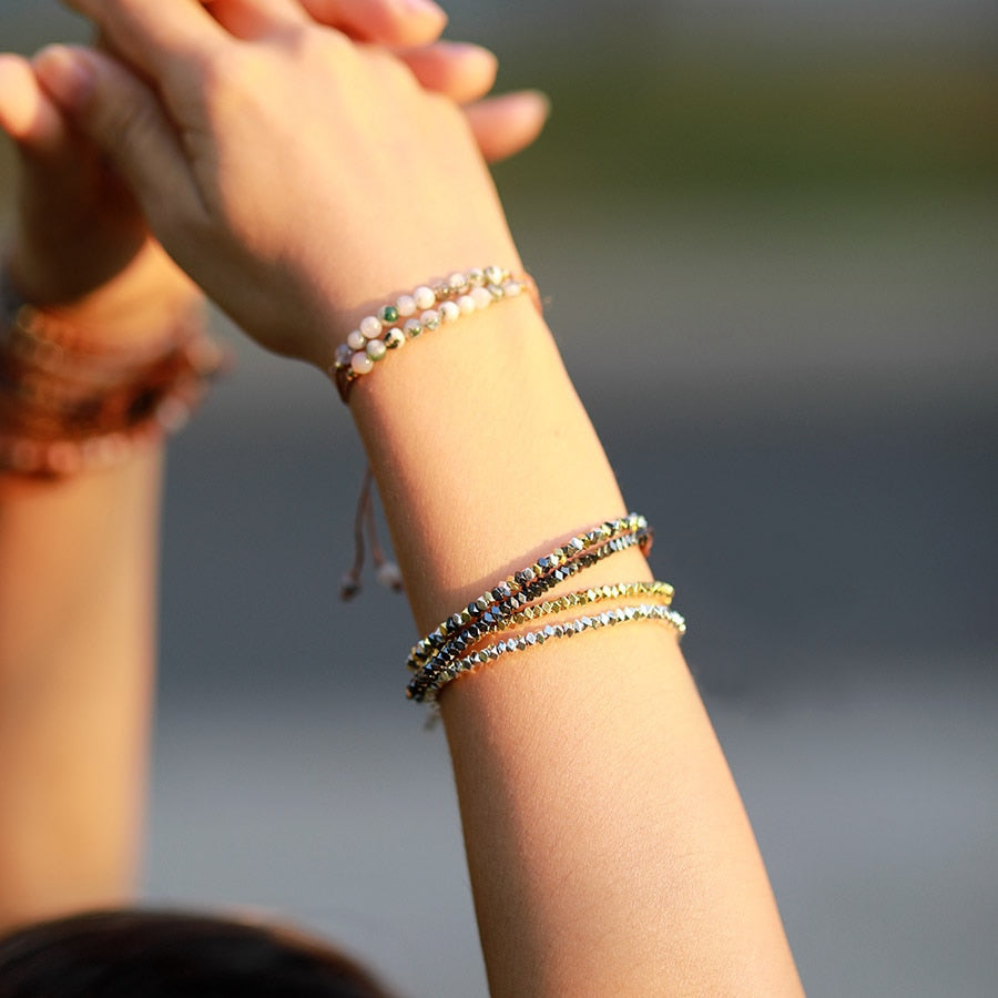 ミカ | ボヘミアンビーズブレスレット