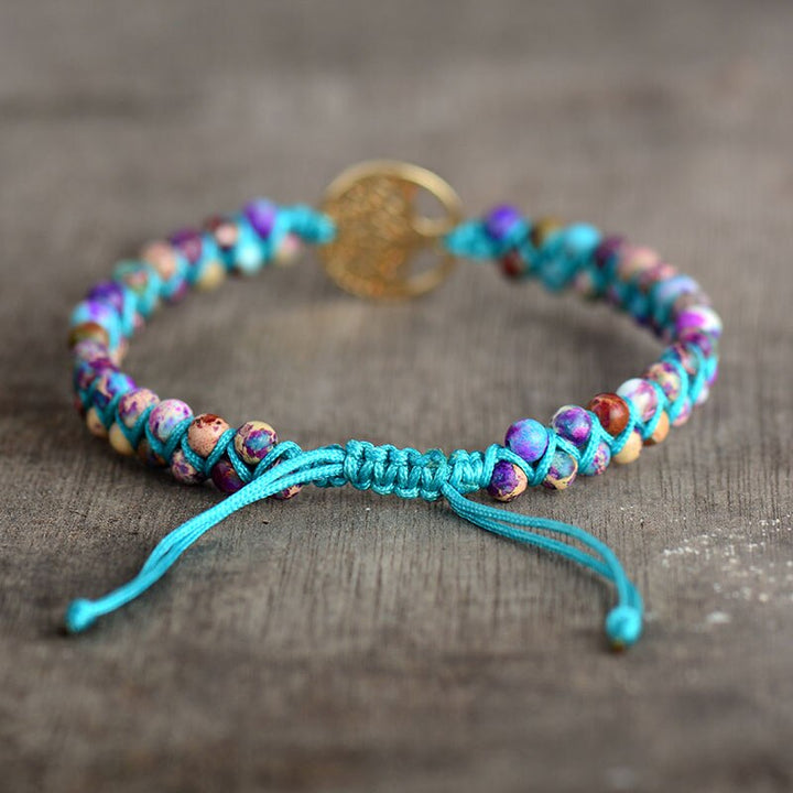 リナ | ライフツリージャスパーブレスレット