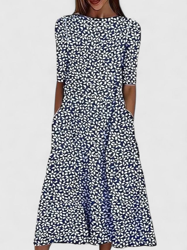 カレリエス | エレガントなミディドレス